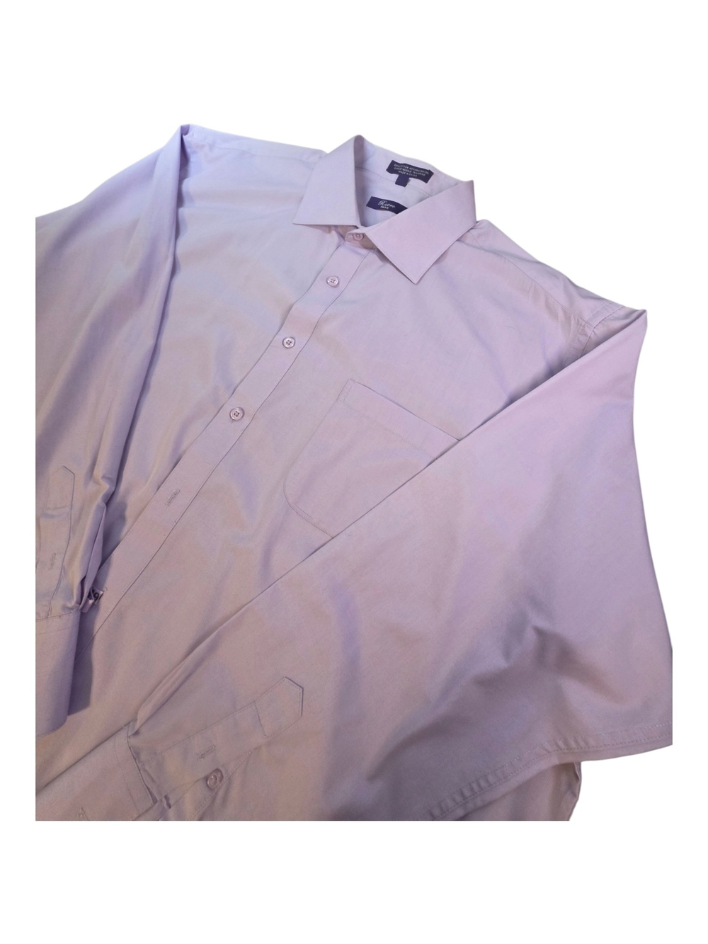 Retro Paris Lavender Purple Long Sleeve Dress Shirt Big & Tall 18.5 36/37